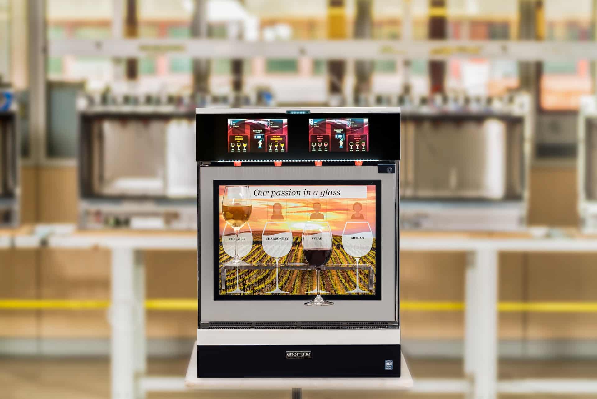 Unica Bag dispenser with touchscreen display